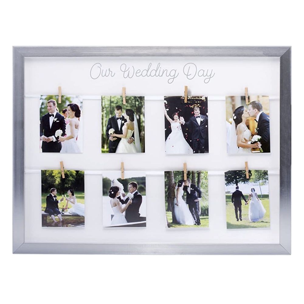 Kate & Milo Keepsake “Our Wedding Day” Collage Picture Frame NWT